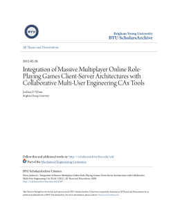 Integration of Massive Multiplayer Online Role