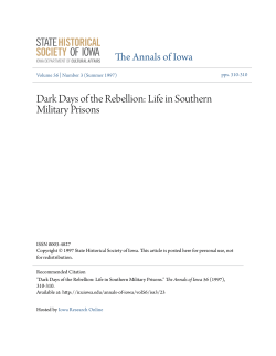 Dark Days of the Rebellion: Life in Southern
