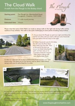 The Cloud Walk - The Plough Inn