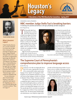 Houston`s Legacy Spring 2017