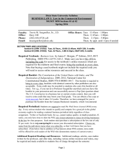 MGMT - Business Department