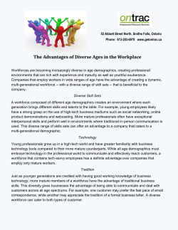 The Advantages of Diverse Ages in the Workplace