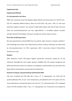 Supplemental data Supplemental Methods CLL cell preparation and