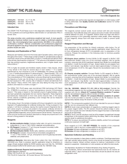 CEDIA&reg; THC PLUS Assay