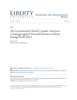 America`s Campaign against Venereal Diseases at Home during
