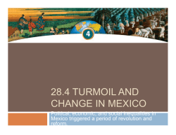 28.4 TURMOIL AND CHANGE IN MEXICO