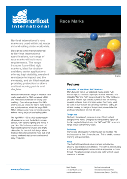 Race Marks - Norfloat International