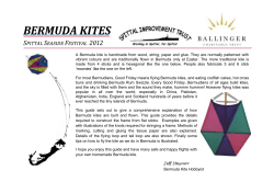 A Bermuda kite is handmade from wood, string, paper and glue