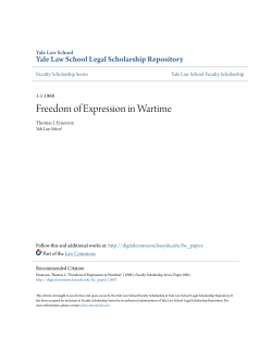 Freedom of Expression in Wartime