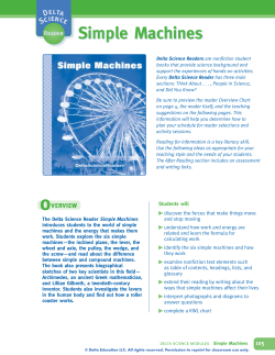 Simple Machines Simple Machines