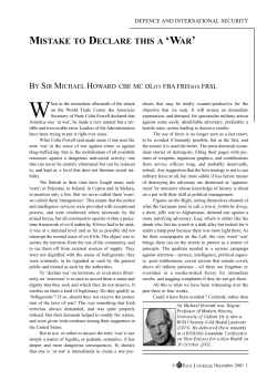 mistake to declare this a `war`