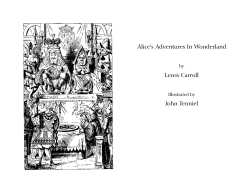 Alice`s Adventures In Wonderland Lewis Carroll John