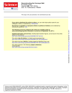 Deconstructing the Conveyor Belt