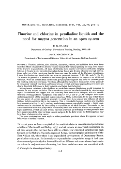 Fluorine and chlorine in peralkaline liquids and the need for magma