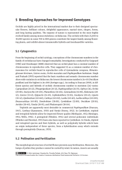 5 Breeding Approaches for Improved Genotypes
