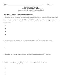 Ch 19 Guided Reading - West Broward High School