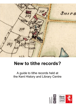 New to tithe records?