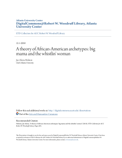 A theory of African-American archetypes