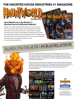 the haunted house industries #1 magazine