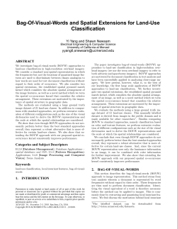 Bag-Of-Visual-Words and Spatial Extensions for Land