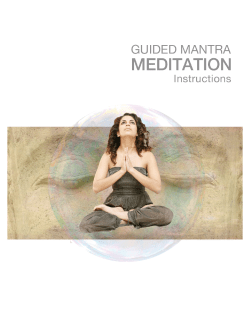 Mantra Meditation Instructions PDF