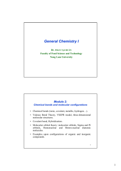 General Chemistry I
