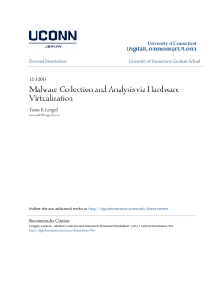 Malware Collection and Analysis via Hardware Virtualization