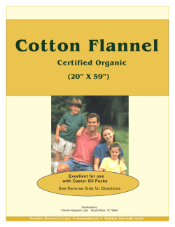 Cotton Flannel - Inner Spring Center for Health
