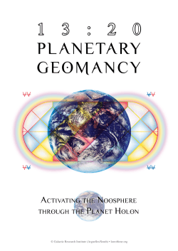 Planetary Geomancy - Foundation for the Law of Time