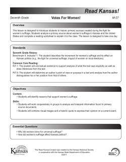 Lesson Plan - Kansas Historical Society