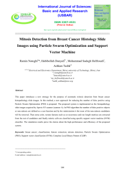 Mitosis Detection from Breast Cancer Histology Slide Images using