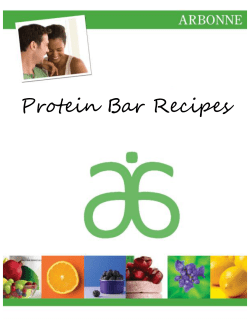 Protein Bar Recipes - Eat Well. Workout Smart.