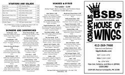 a pdf of the newest menu with prices.