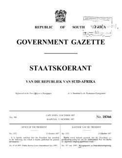 Public Service Laws Amendment Act [No. 47 of 1997]