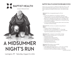 A MIDSUMMER NIGHT`S RUN