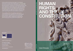 human rights and the uk constitution