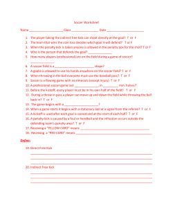 Soccer Worksheet Name Class