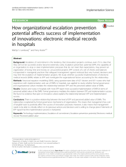 How organizational escalation prevention potential affects success