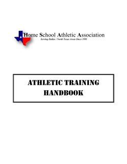 Athletic Training Handbook