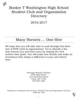 Directory of BTW Clubs/Organizations