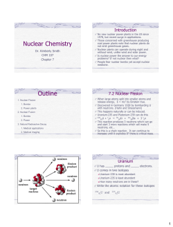 Nuclear Power and Energy