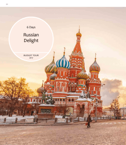 6 Days Russian Delight 2017