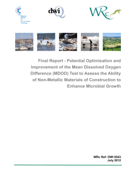 Full report - Drinking Water Inspectorate