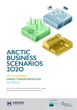 ARCTIC BUSINESS SCENARIOS 2O2O