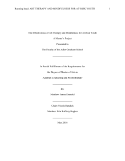 Darnold MP 2016 - Adler Graduate School