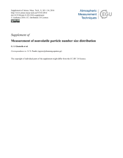 Supplement - Atmos. Meas. Tech