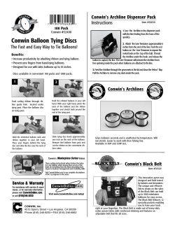 Conwin Balloon Tying Discs