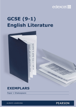 GCSE (9-1) English Literature - Edexcel