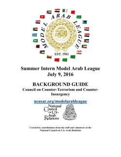 Background Guide - National Council on US