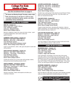 College For Kids - Mineral Area College